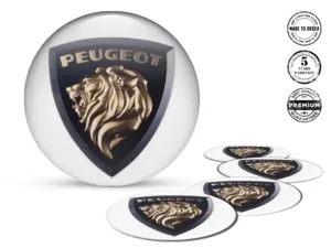 Peugeot Radplaketten Ausgabe Premium Autoembleme